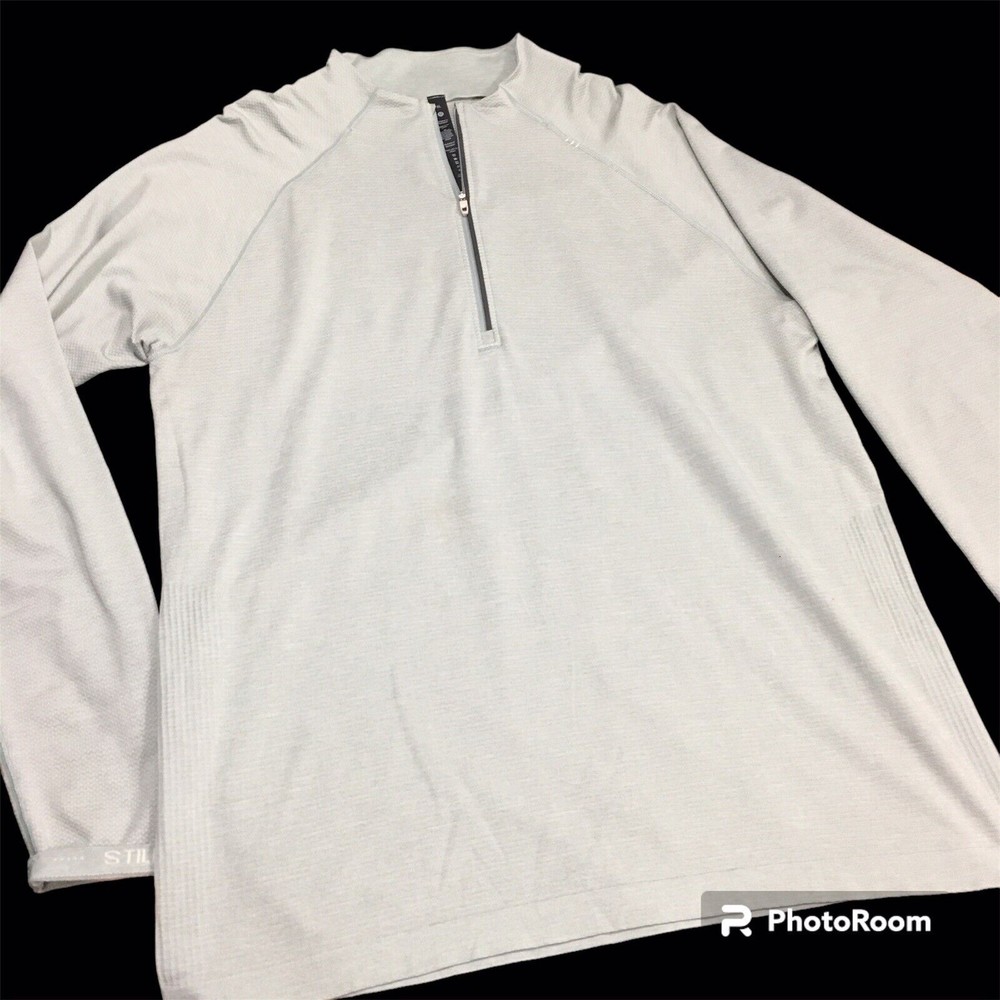 Lululemon Metal Vent Tech 1/2 Zip 2.0 Mint Performance Mock Neck Long Sleeve - Picture 1 of 11